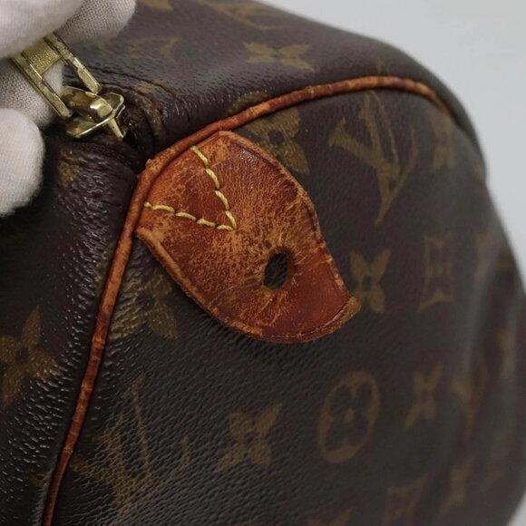 LOUIS VUITTON Monogram Speedy 30 Hand Bag - Picture 13 of 16